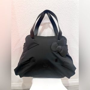 Hello Kitty monochrome duffle tote